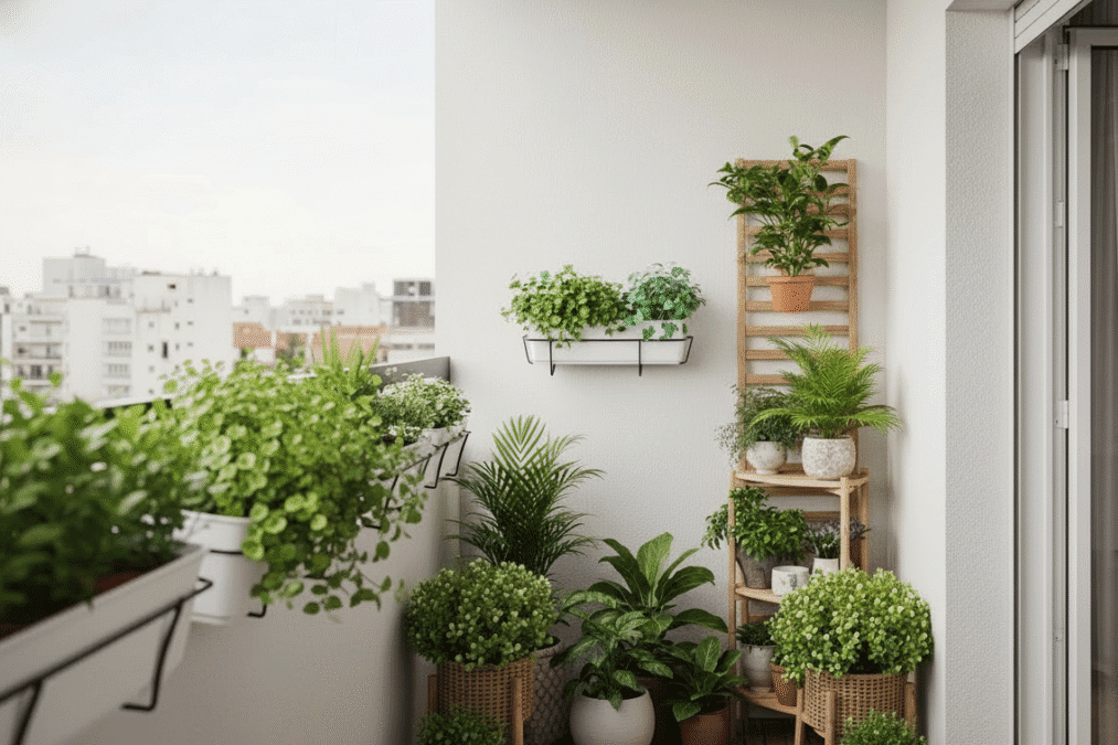 jardim em varanda pequena
