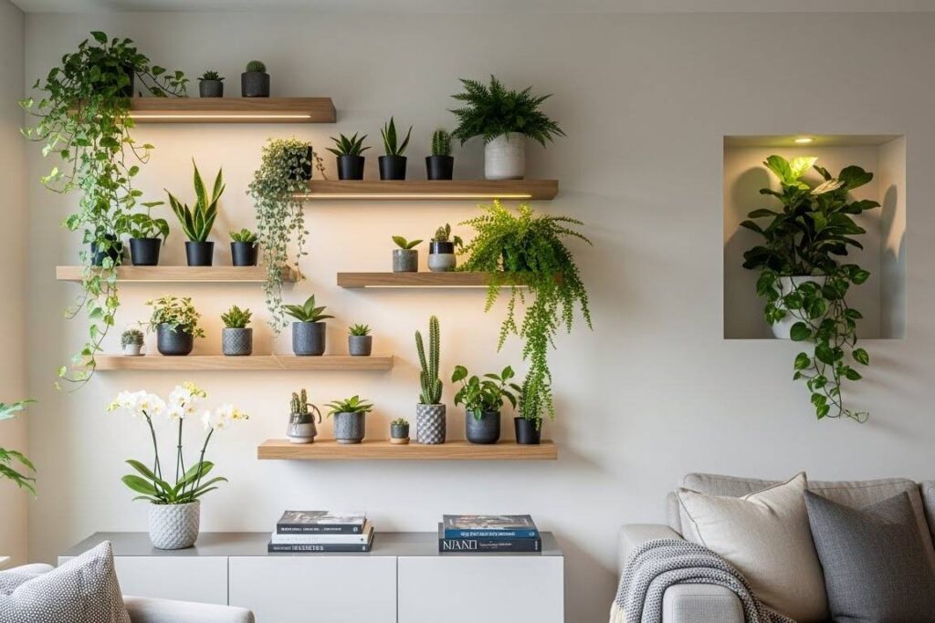 Jardim interno em apartamento pequeno